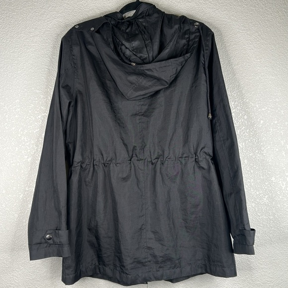 Capelli New York Black Lightweight Outdoors Jacket with Hoodie Size Large - Picture 5 of 7